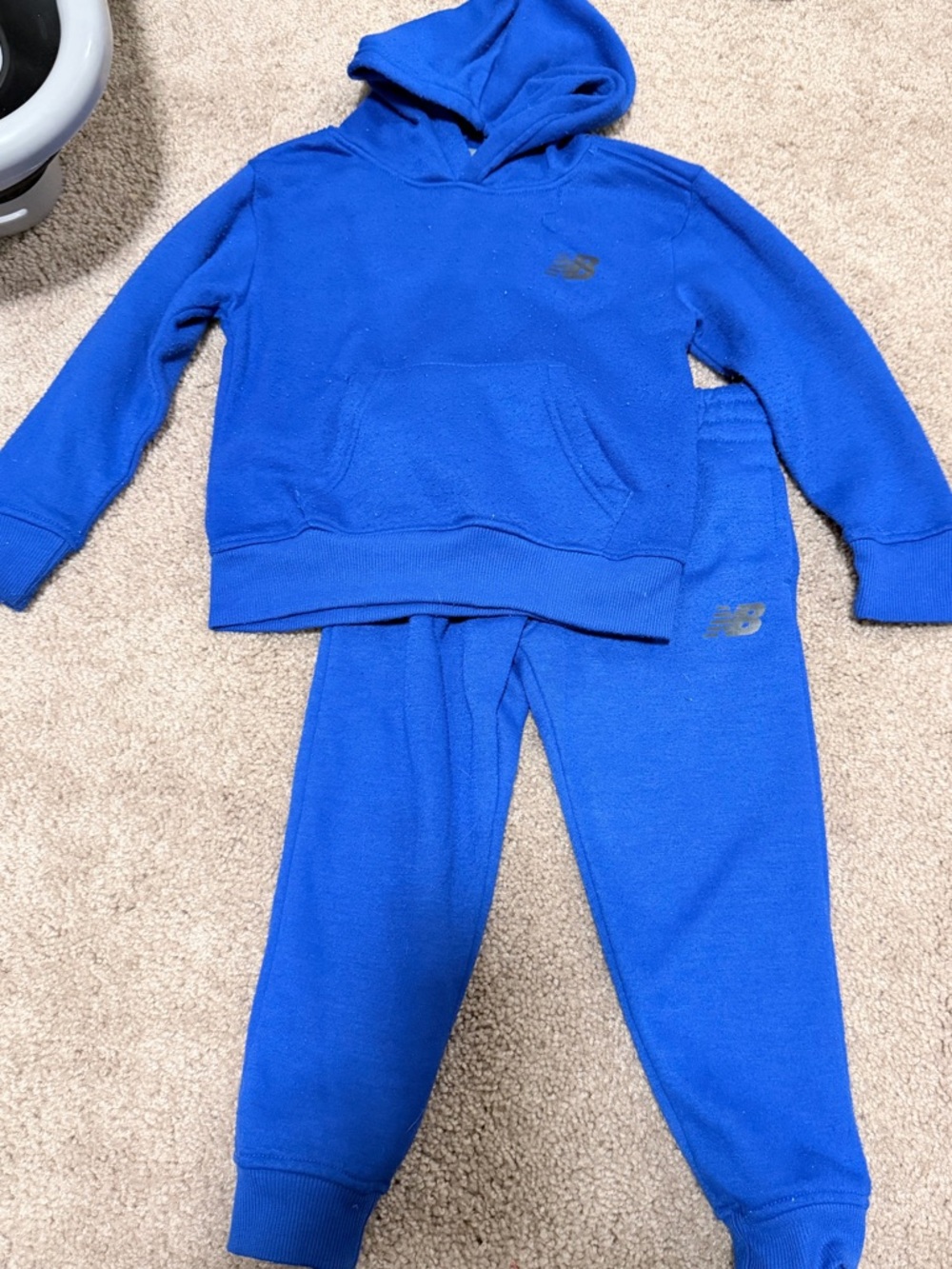 New Balance Bright Blue Kids Hoodie & Joggers Set